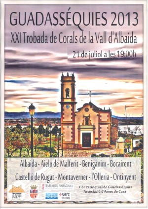 Cartell XXI Trobada Corals 2013
