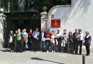 Entrega firmes contra retallades de Centres Ocupacionals