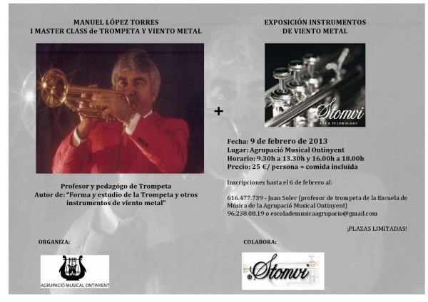 I master class agrupació musical ontinyent 2013