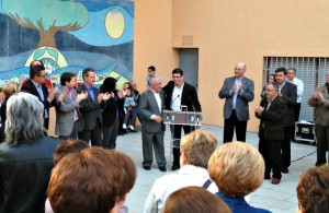 Lluís Espí ignaugura la seua plaça a Ontinyent