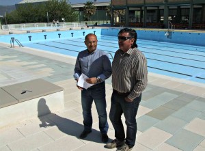 Pepe Pla a la piscina d'Ontinyent